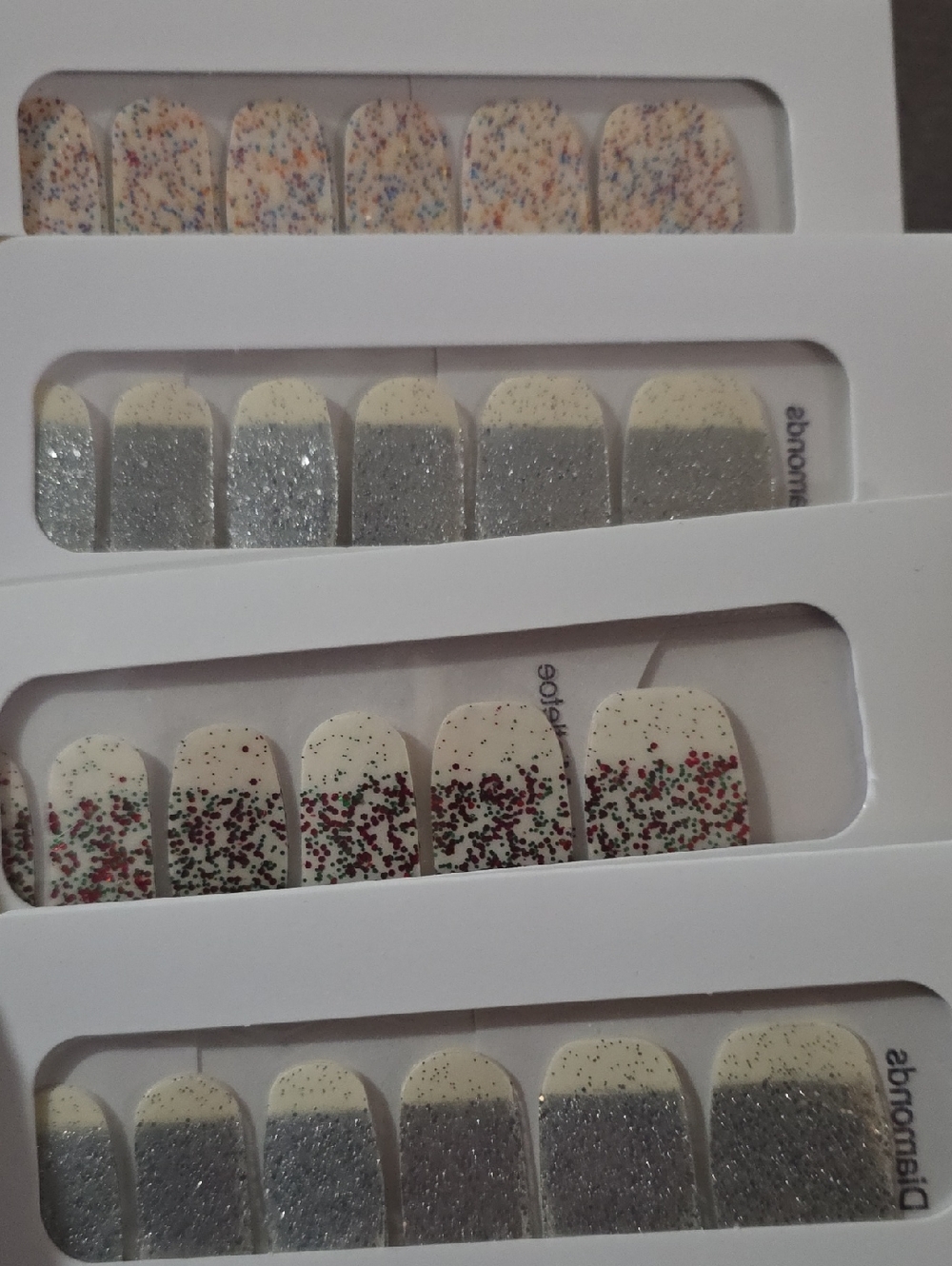 Neutral Glitter & Confetti Press-On Nails